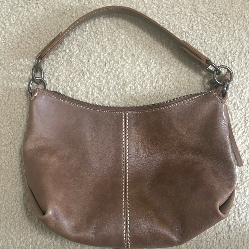 Roots Canada hobo should bag with removable crossbody strap